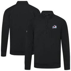 NHL Colorado Avalanche Levelwear Upright Tri-Blend Quarter-Zip Pullover