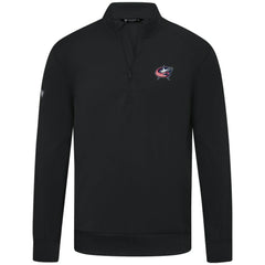 NHL Columbus Blue Jackets Levelwear Upright Tri-Blend Quarter-Zip Pullover