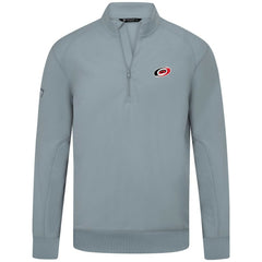 NHL Carolina Hurricanes Levelwear Upright Tri-Blend Quarter-Zip Pullover