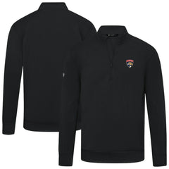 NHL Florida Panthers Levelwear Upright Tri-Blend Quarter-Zip Pullover