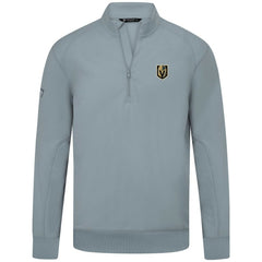 NHL Vegas Golden Knights Levelwear Upright Tri-Blend Quarter-Zip Pullover