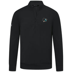 NHL San Jose Sharks Levelwear Upright Tri-Blend Quarter-Zip Pullover