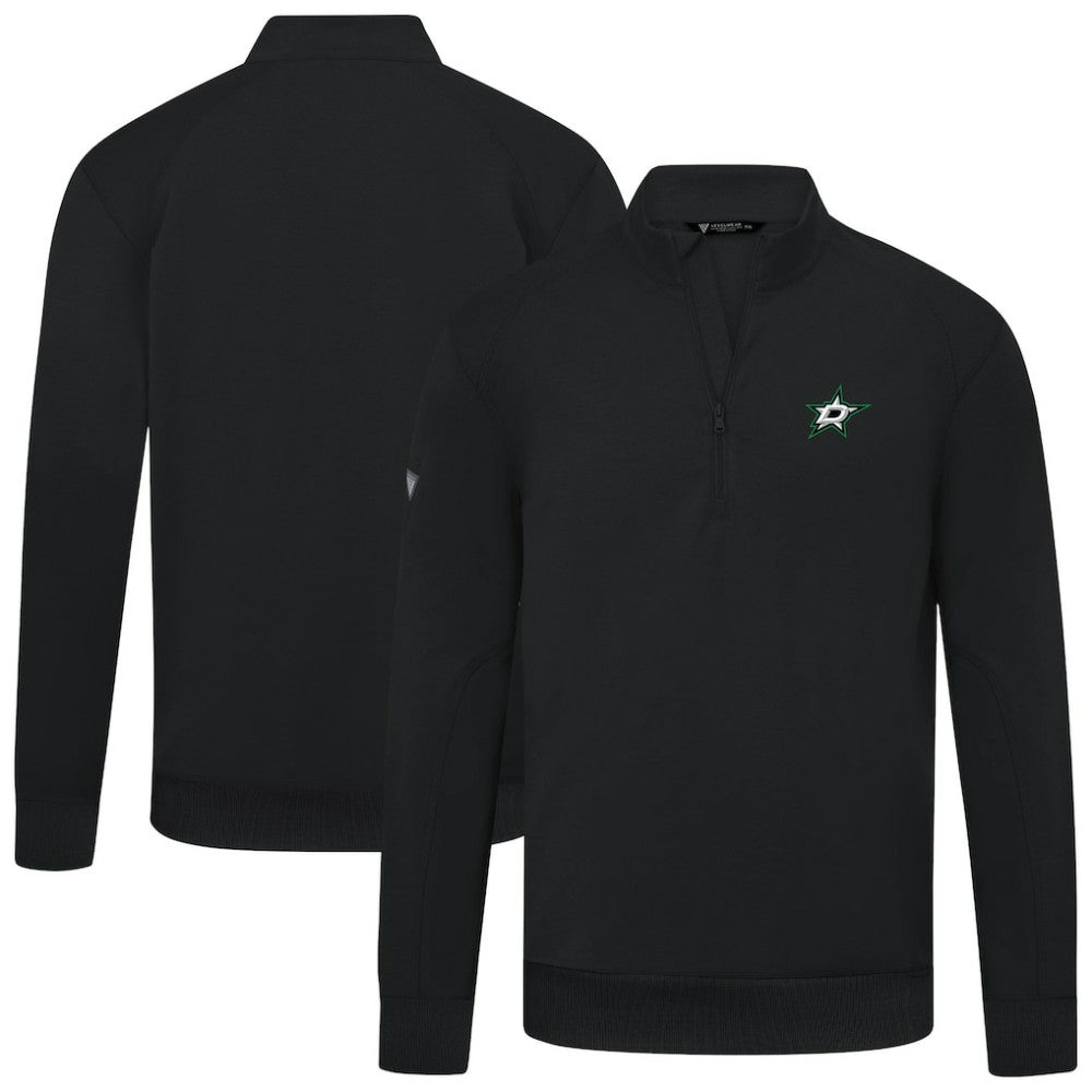 NHL Dallas Stars Levelwear Upright Tri-Blend Quarter-Zip Pullover