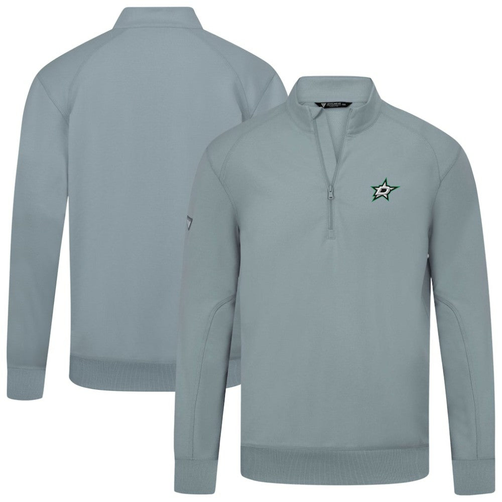 NHL Dallas Stars Levelwear Upright Tri-Blend Quarter-Zip Pullover