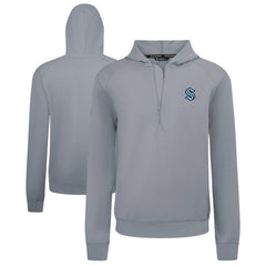NHL Seattle Kraken Levelwear Technic Quarter-Zip Pullover Hoodie