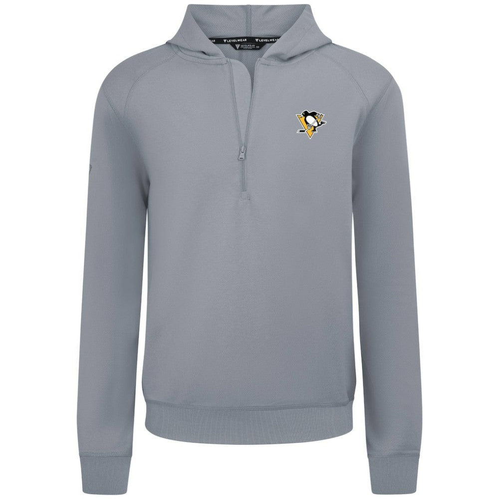 NHL Pittsburgh Penguins Levelwear Technic Quarter-Zip Pullover Hoodie