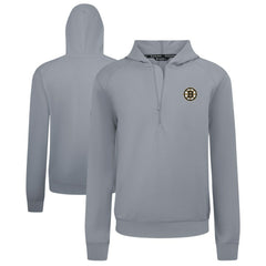 NHL Boston Bruins Levelwear Technic Quarter-Zip Pullover Hoodie