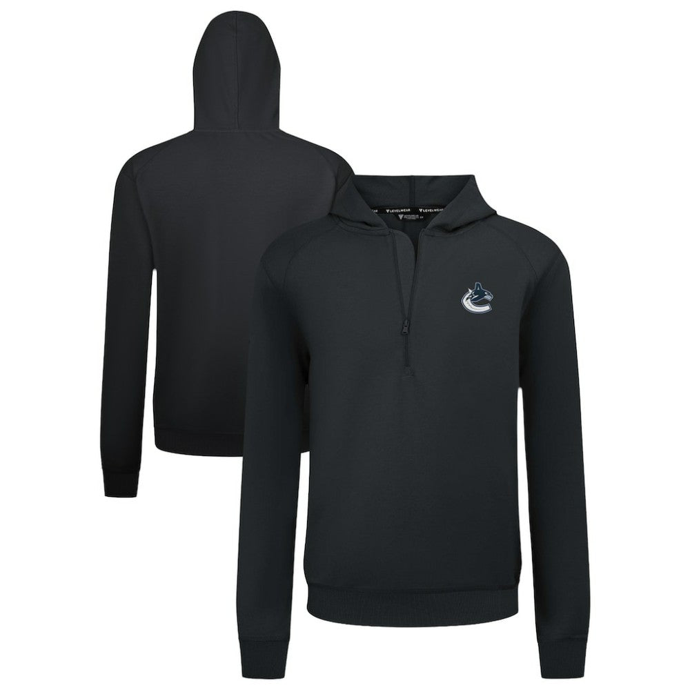 NHL Vancouver Canucks Levelwear Technic Quarter-Zip Pullover Hoodie