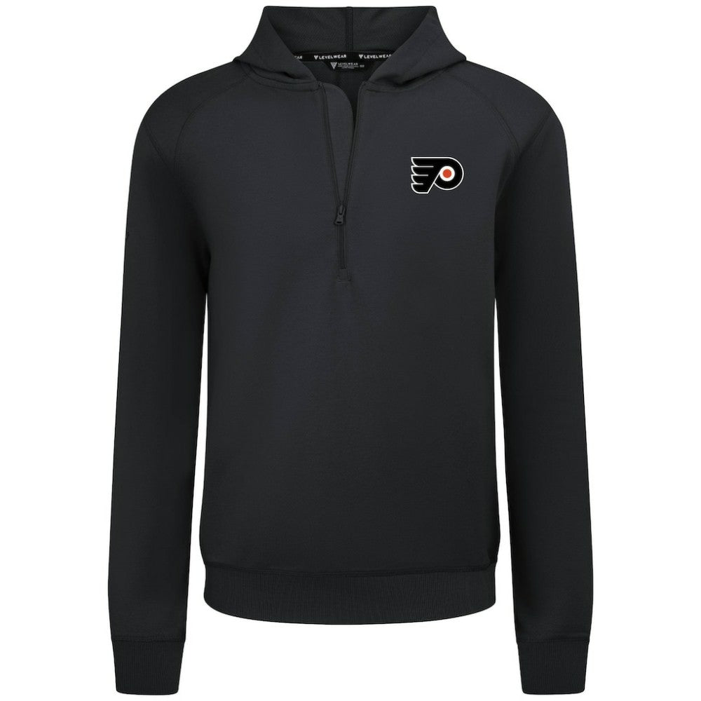 NHL Philadelphia Flyers Levelwear Technic Quarter-Zip Pullover Hoodie