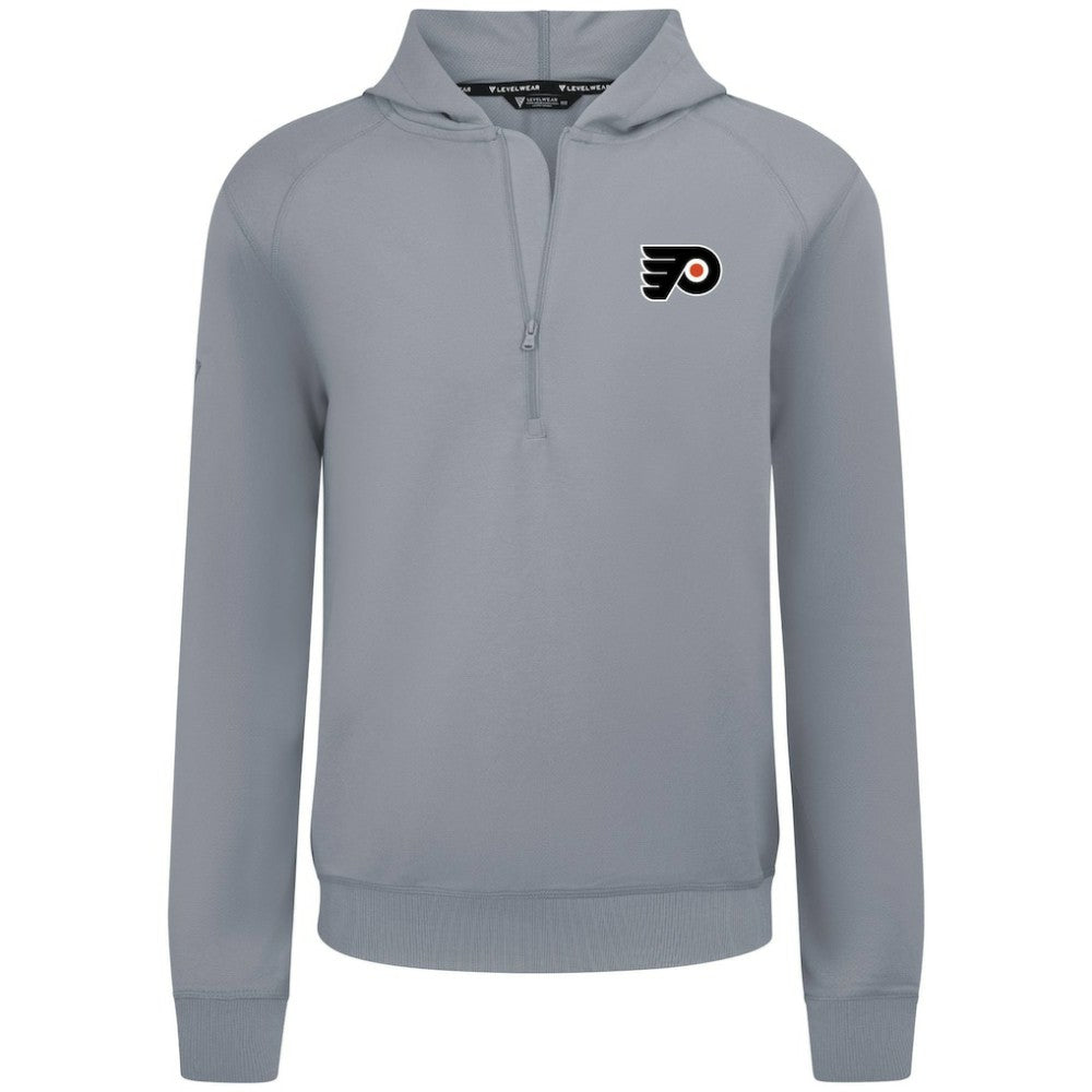 NHL Philadelphia Flyers Levelwear Technic Quarter-Zip Pullover Hoodie