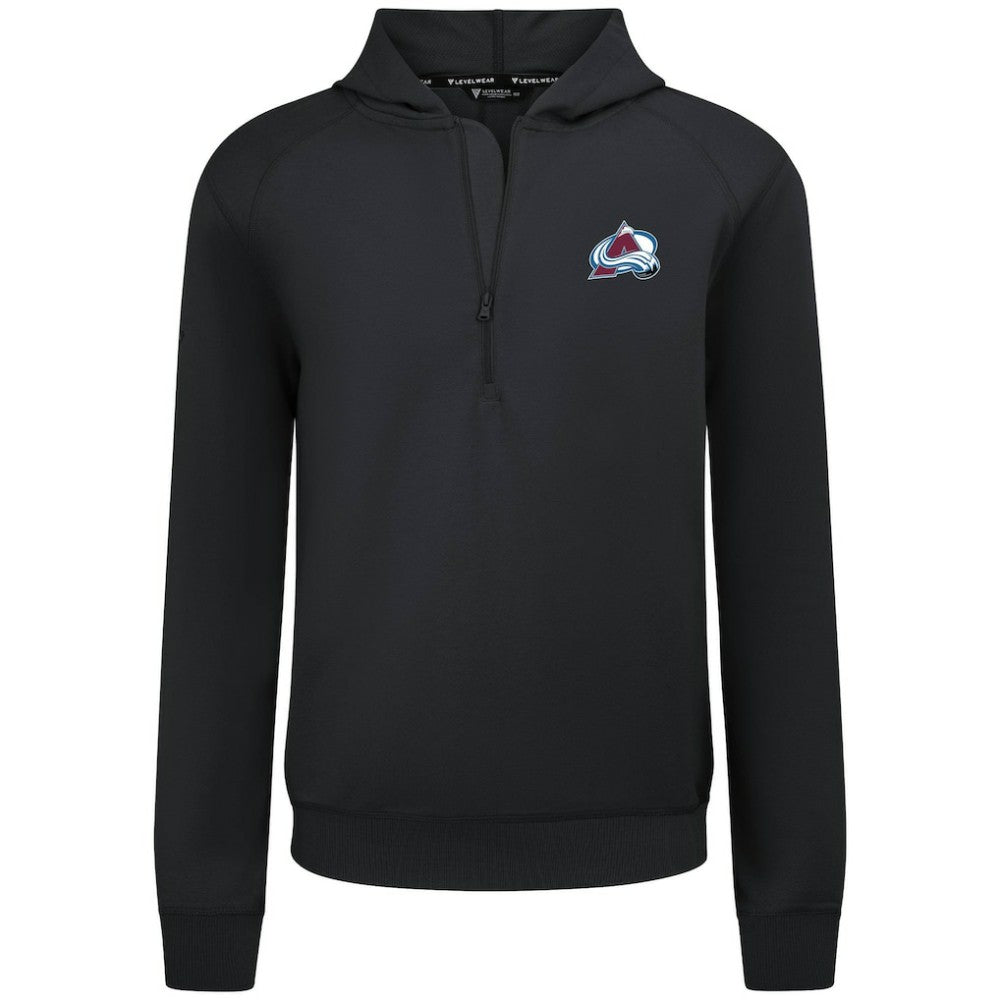 NHL Colorado Avalanche Levelwear Technic Quarter-Zip Pullover Hoodie