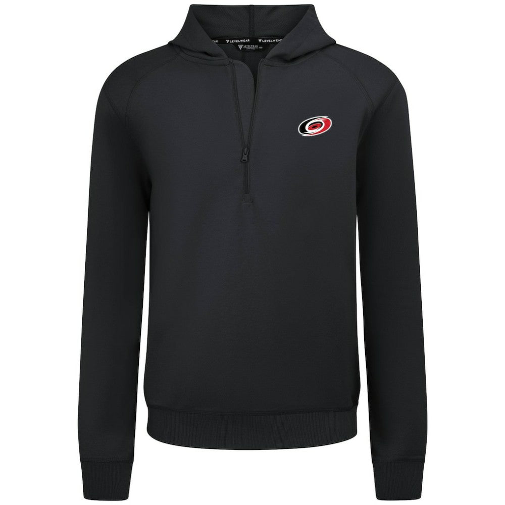 NHL Carolina Hurricanes Levelwear Technic Quarter-Zip Pullover Hoodie
