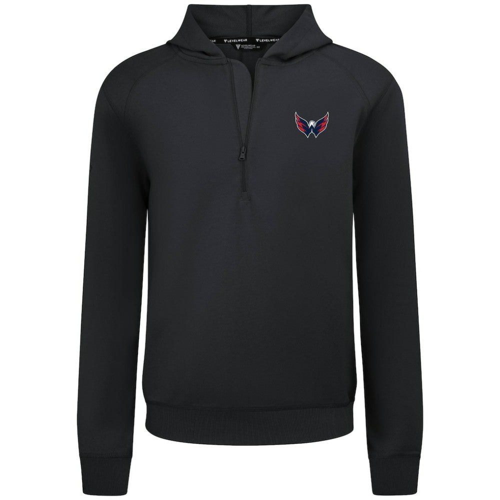 NHL Washington Capitals Levelwear Technic Quarter-Zip Pullover Hoodie