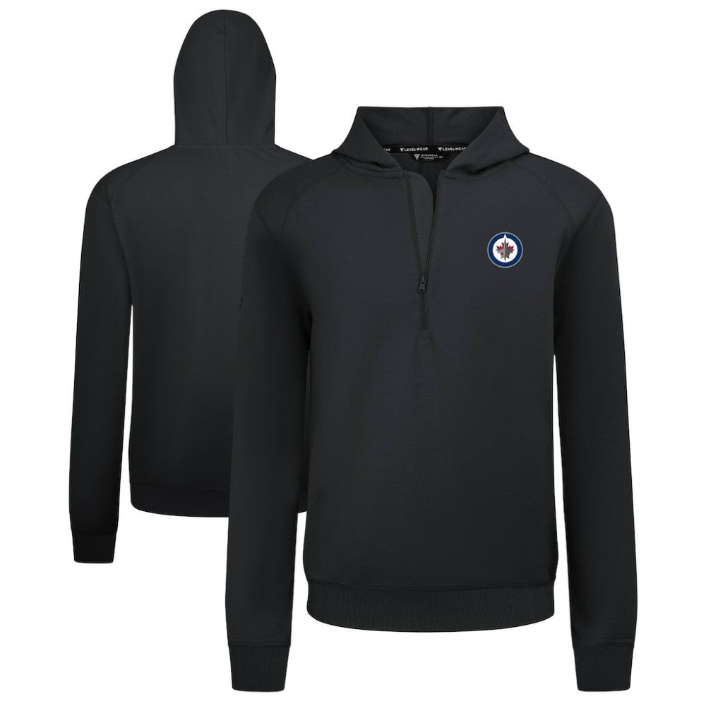 NHL Winnipeg Jets Levelwear Technic Quarter-Zip Pullover Hoodie