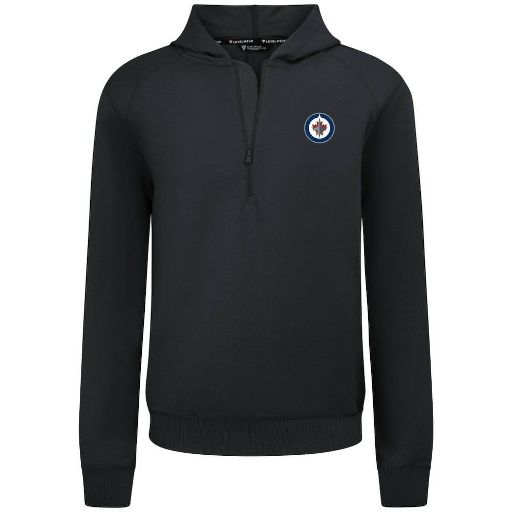 NHL Winnipeg Jets Levelwear Technic Quarter-Zip Pullover Hoodie