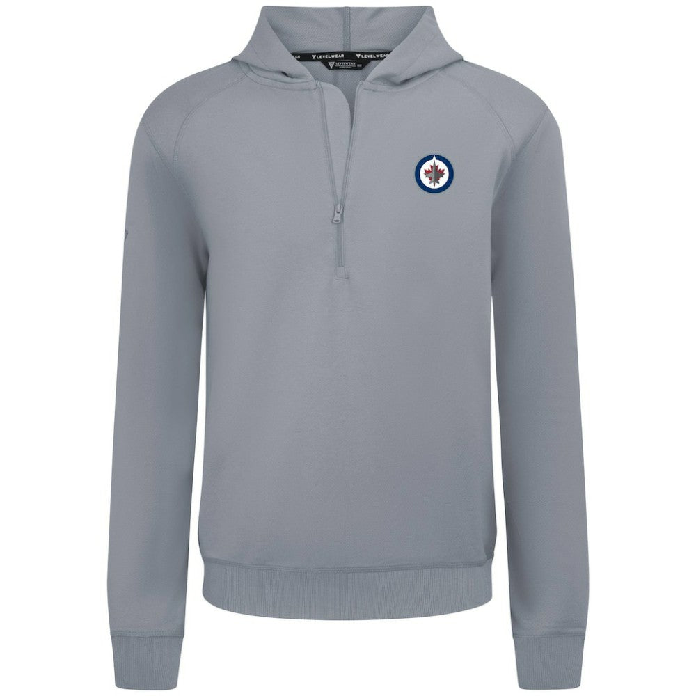NHL Winnipeg Jets Levelwear Technic Quarter-Zip Pullover Hoodie