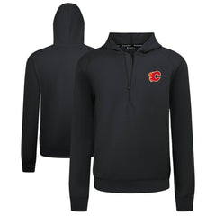 NHL Calgary Flames Levelwear Technic Quarter-Zip Pullover Hoodie