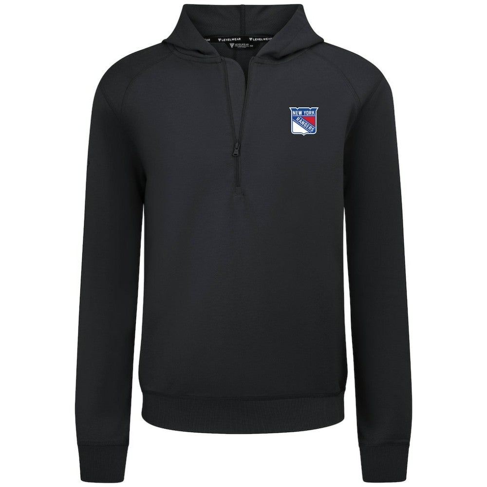 NHL New York Rangers Levelwear Technic Quarter-Zip Pullover Hoodie