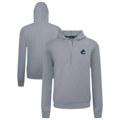 NHL Vancouver Canucks Levelwear Technic Quarter-Zip Pullover Hoodie