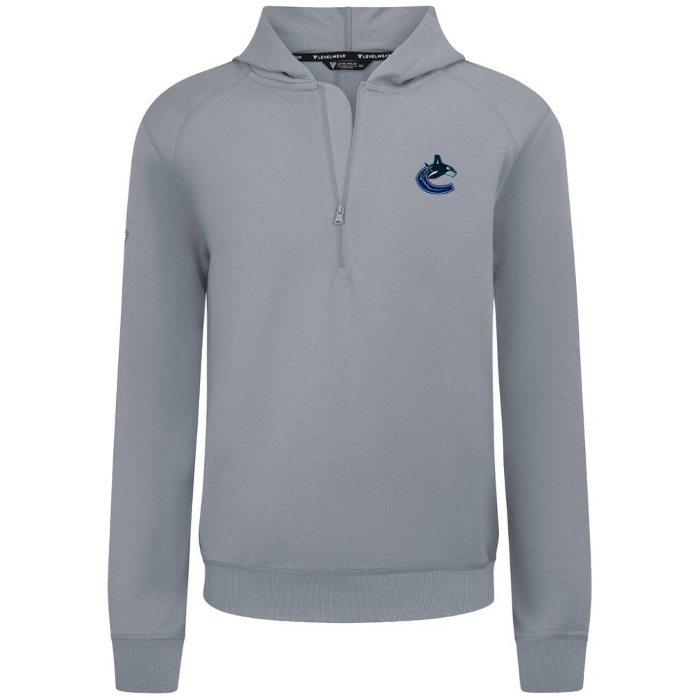 NHL Vancouver Canucks Levelwear Technic Quarter-Zip Pullover Hoodie