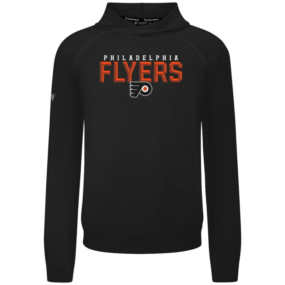 NHL Philadelphia Flyers Levelwear Mandate Carve Tri-Blend Pullover Hoodie