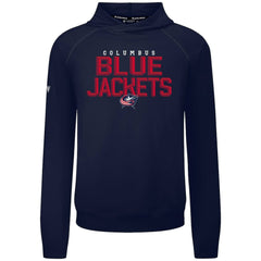 NHL Columbus Blue Jackets Levelwear Mandate Carve Tri-Blend Pullover Hoodie