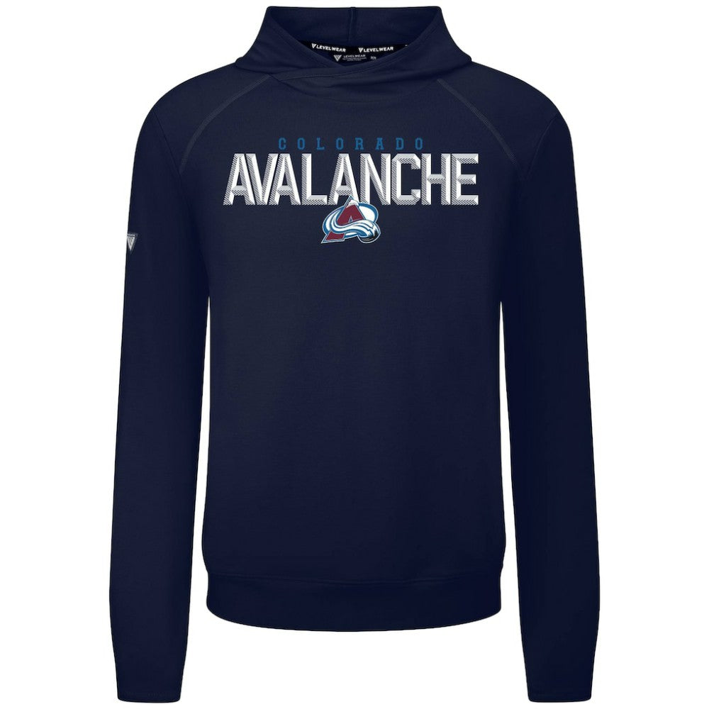 NHL Colorado Avalanche Levelwear Mandate Carve Tri-Blend Pullover Hoodie