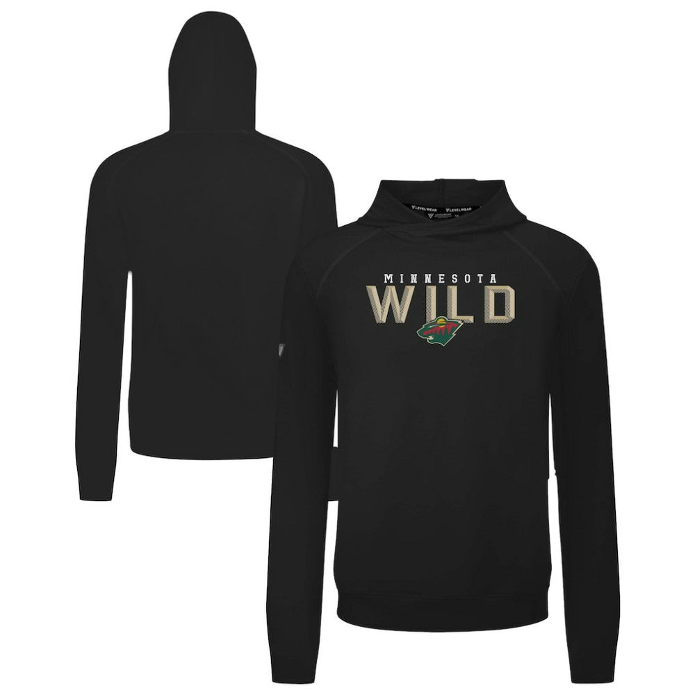 NHL Minnesota Wild Levelwear Mandate Carve Tri-Blend Pullover Hoodie