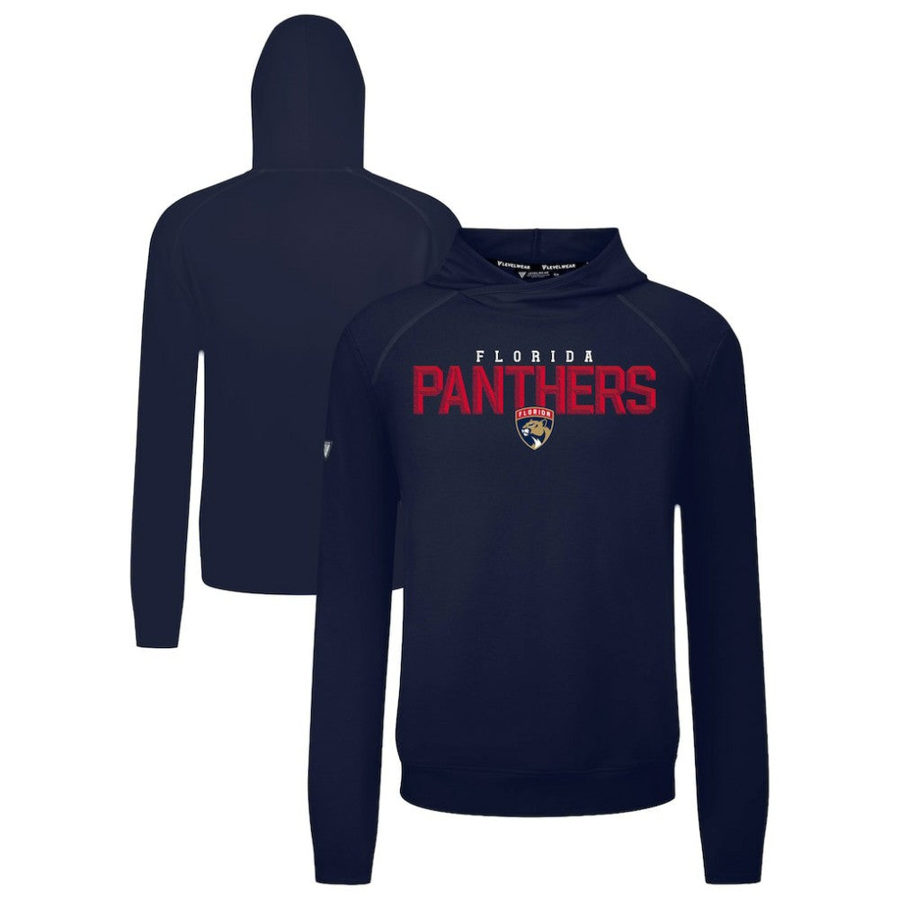 NHL Florida Panthers Levelwear Mandate Carve Tri-Blend Pullover Hoodie