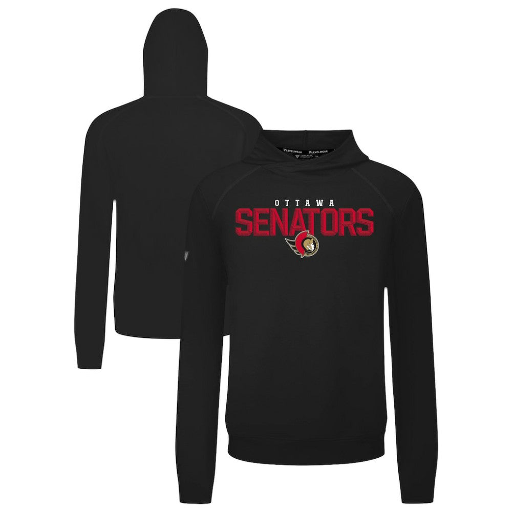 NHL Ottawa Senators Levelwear Mandate Carve Tri-Blend Pullover Hoodie