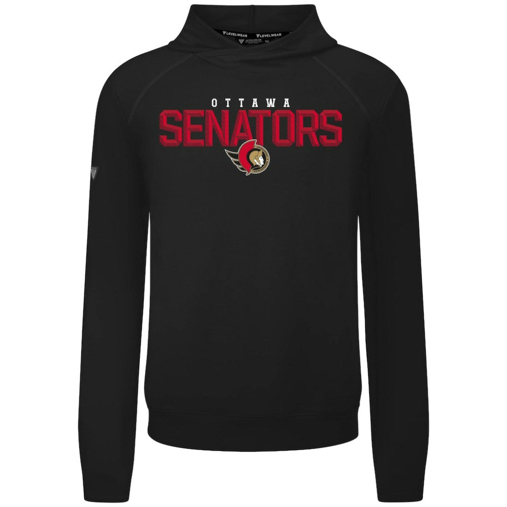 NHL Ottawa Senators Levelwear Mandate Carve Tri-Blend Pullover Hoodie