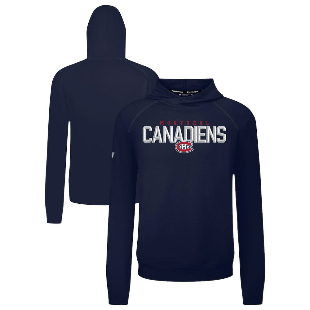 NHL Montreal Canadiens Levelwear Mandate Carve Tri-Blend Pullover Hoodie