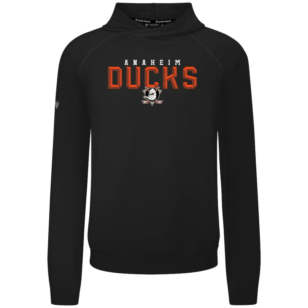 NHL Anaheim Ducks Levelwear Mandate Carve Tri-Blend Pullover Hoodie