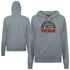 NHL Philadelphia Flyers Levelwear Women's Adorn Banner Arch Pullover Hoodie