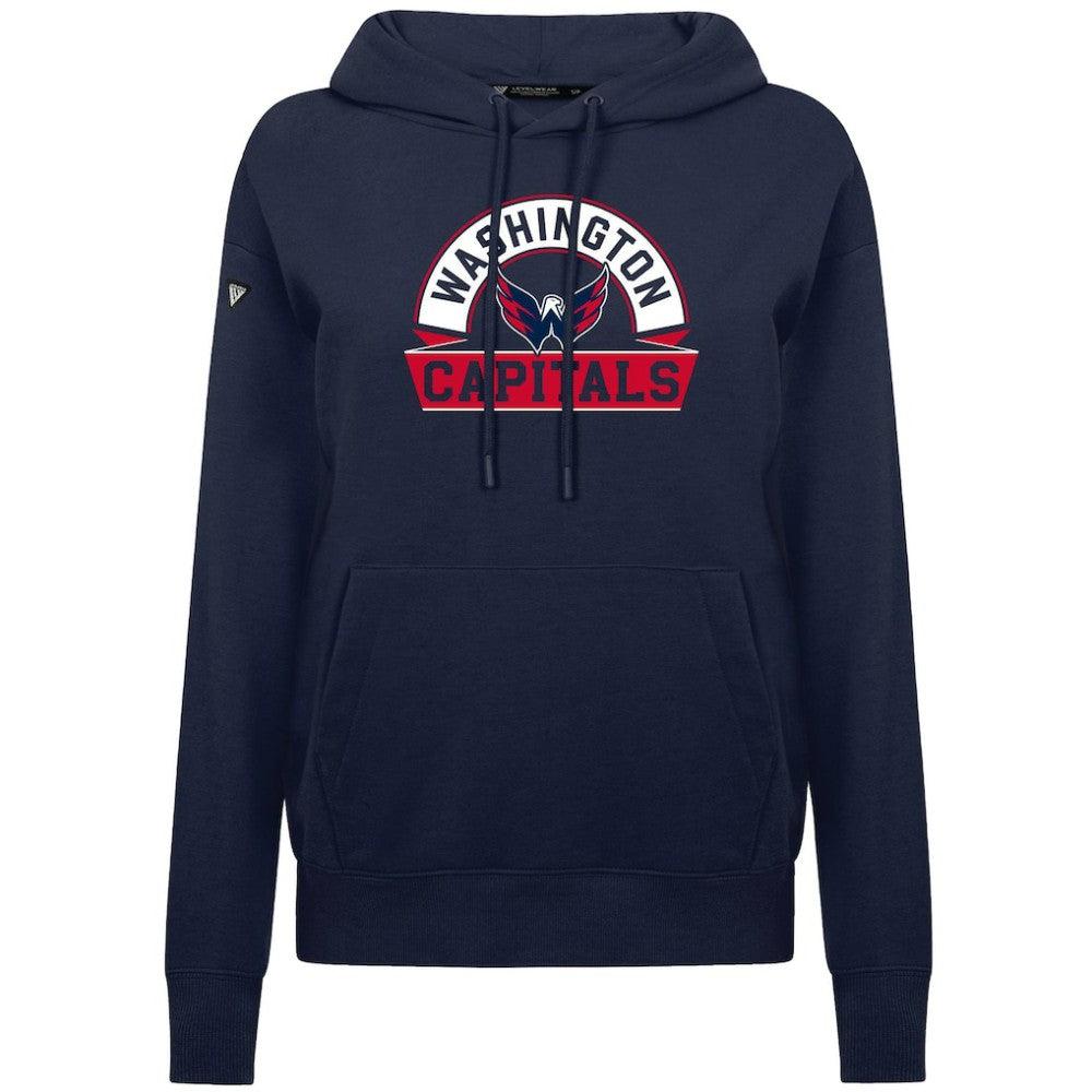 NHL Washington Capitals Levelwear Women's Adorn Banner Arch Pullover Hoodie