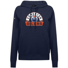 NHL Edmonton Oilers Levelwear Women's Adorn Banner Arch Pullover Hoodie