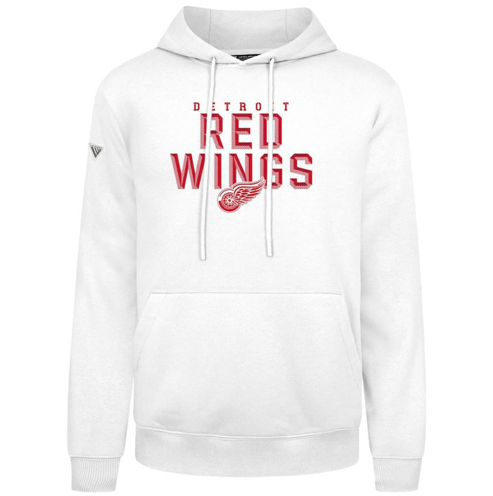 NHL Detroit Red Wings Levelwear Podium Carve Pullover Hoodie