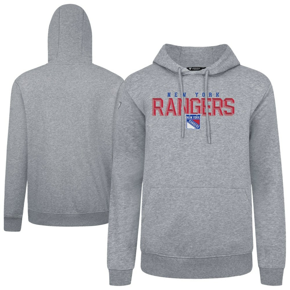 NHL New York Rangers Levelwear Podium Carve Pullover Hoodie