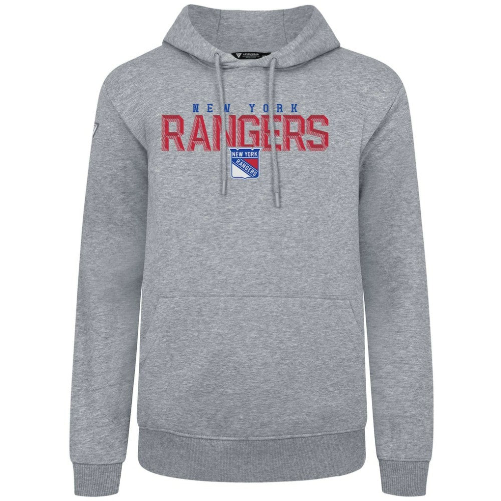 NHL New York Rangers Levelwear Podium Carve Pullover Hoodie