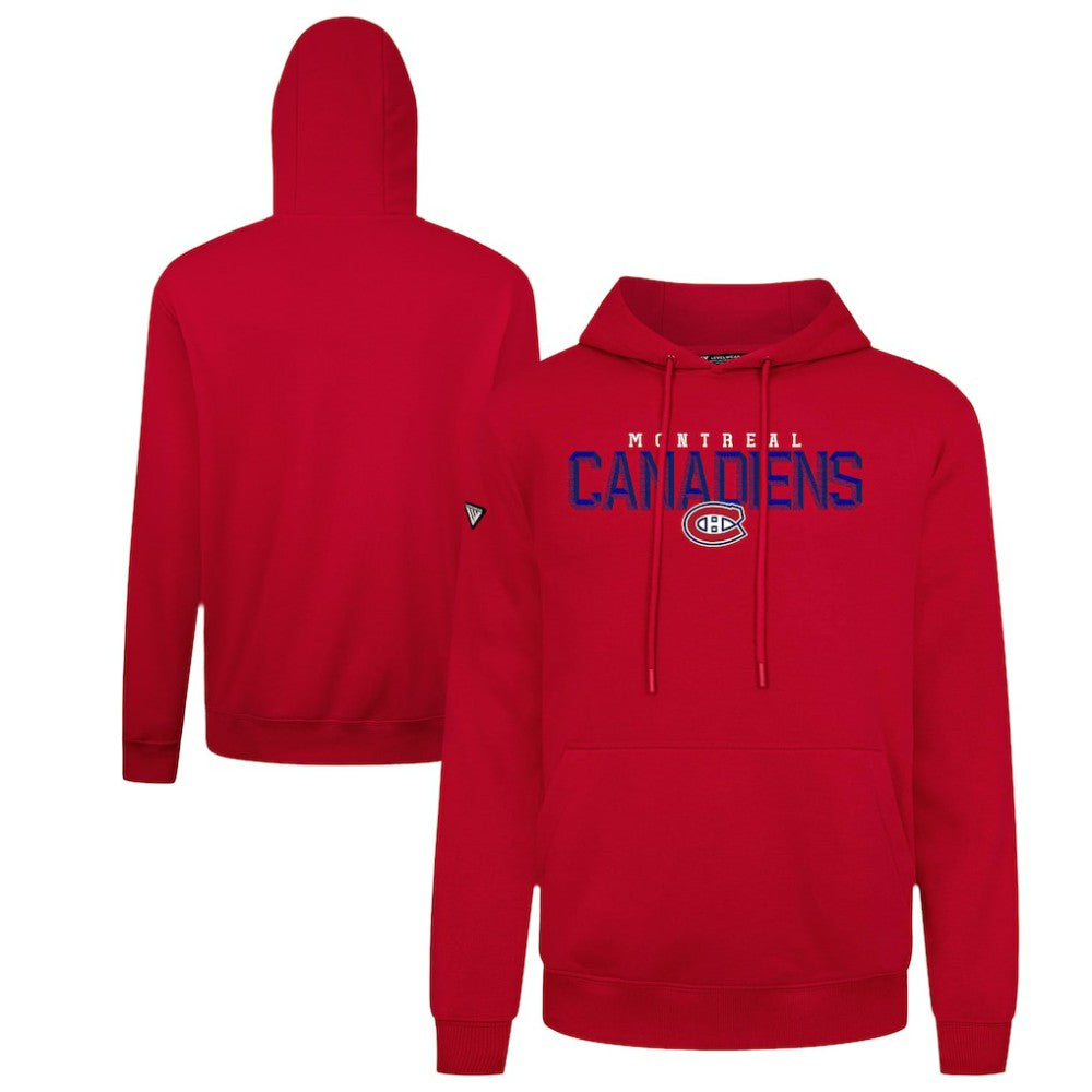 NHL Montreal Canadiens Levelwear Podium Carve Pullover Hoodie