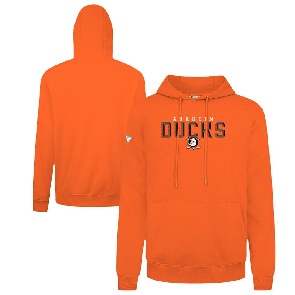 NHL Anaheim Ducks Levelwear Podium Carve Pullover Hoodie