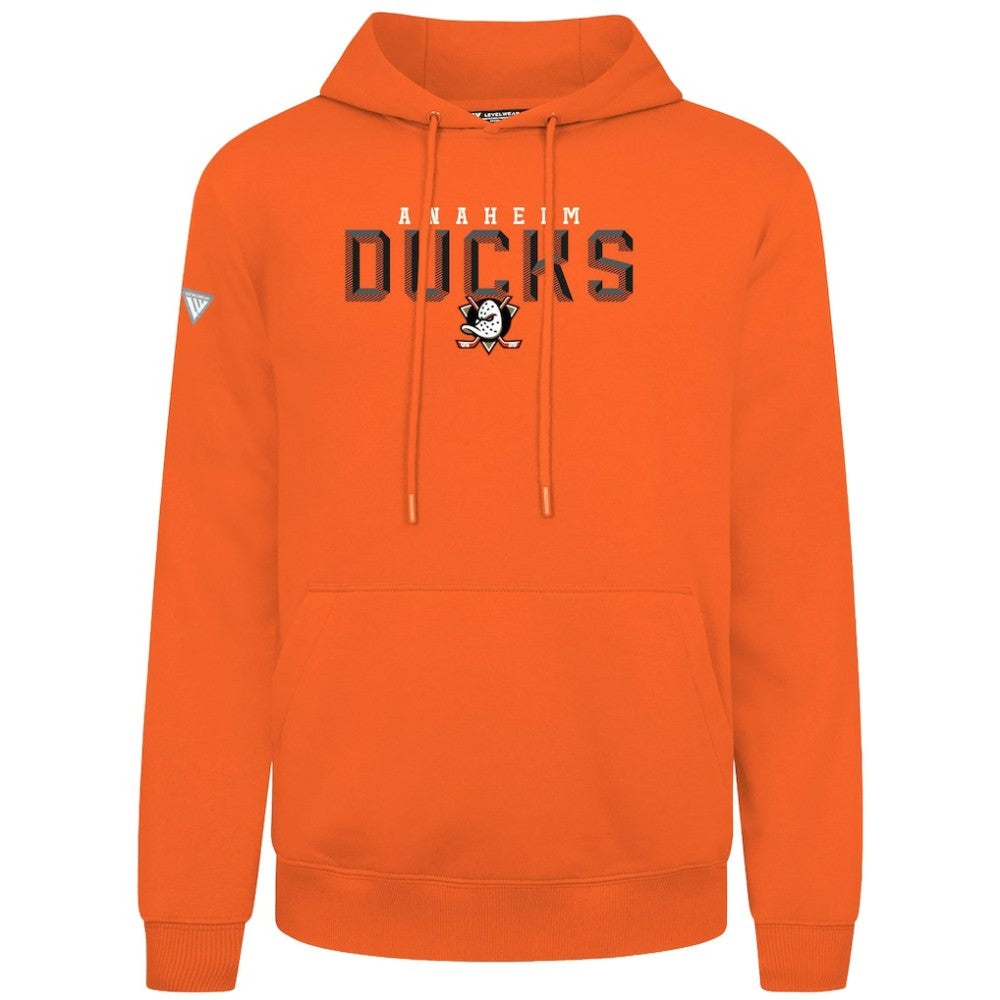 NHL Anaheim Ducks Levelwear Podium Carve Pullover Hoodie