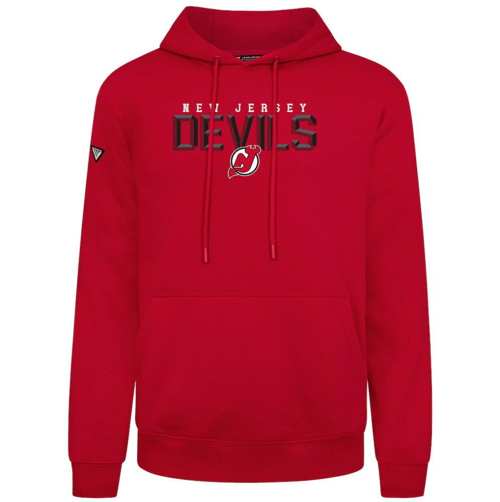 NHL New Jersey Devils Levelwear Podium Carve Pullover Hoodie