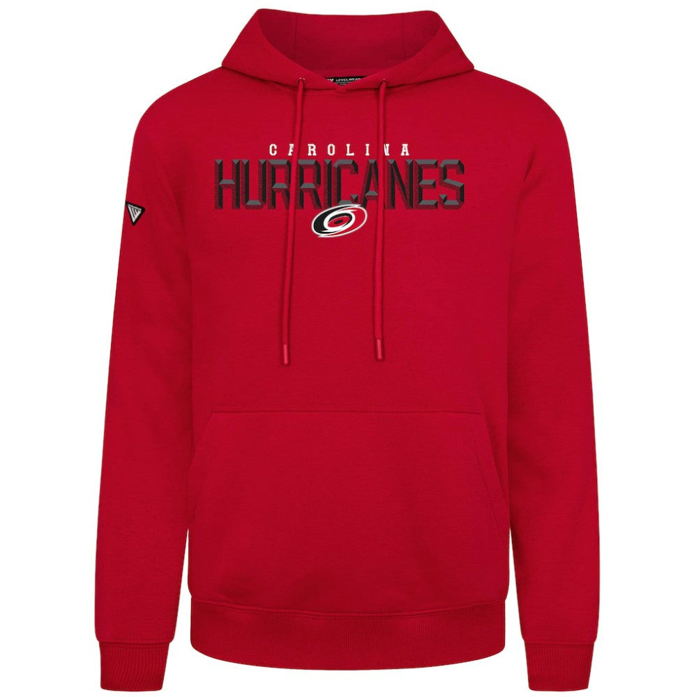 NHL Carolina Hurricanes Levelwear Podium Carve Pullover Hoodie