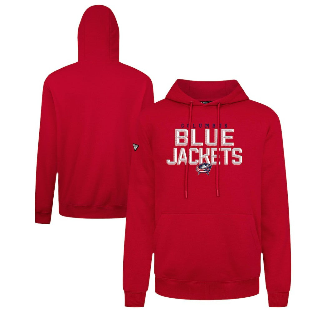 NHL Columbus Blue Jackets Levelwear Podium Carve Pullover Hoodie