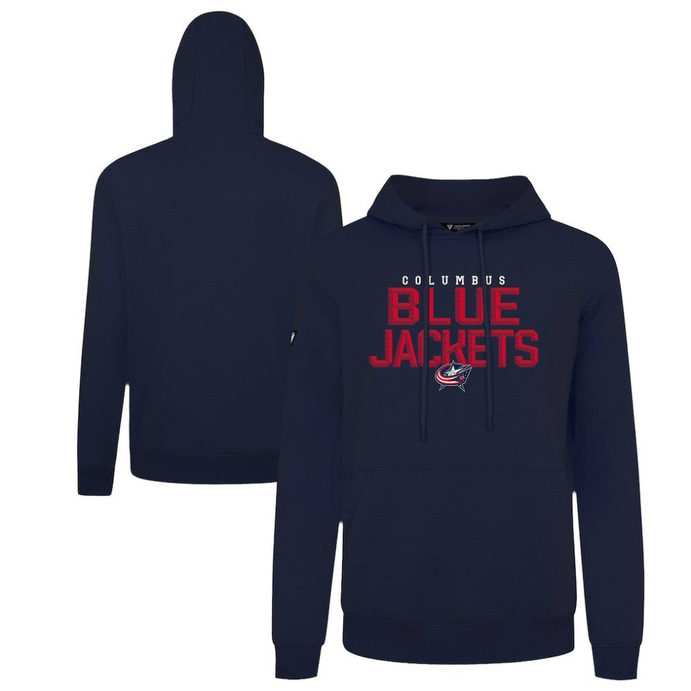 NHL Columbus Blue Jackets Levelwear Podium Carve Pullover Hoodie