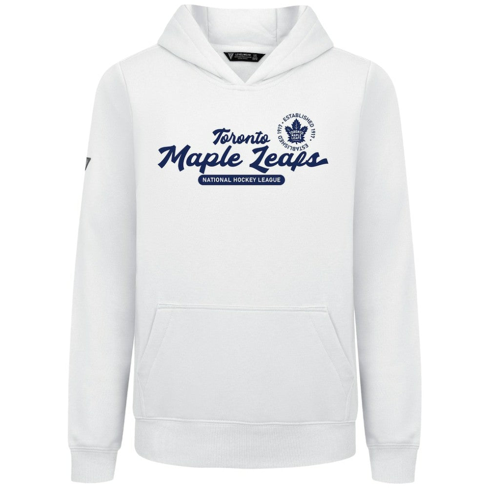 NHL Toronto Maple Leafs Levelwear Youth Podium Monument Pullover Hoodie