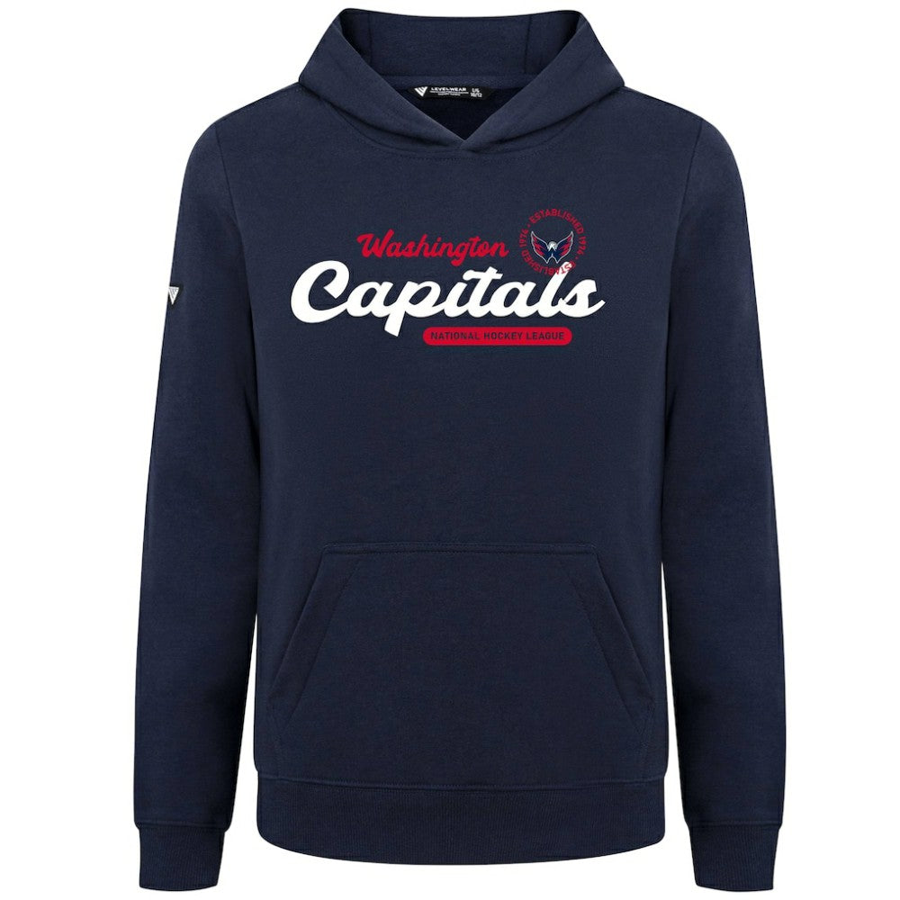 NHL Washington Capitals Levelwear Youth Podium Monument Pullover Hoodie