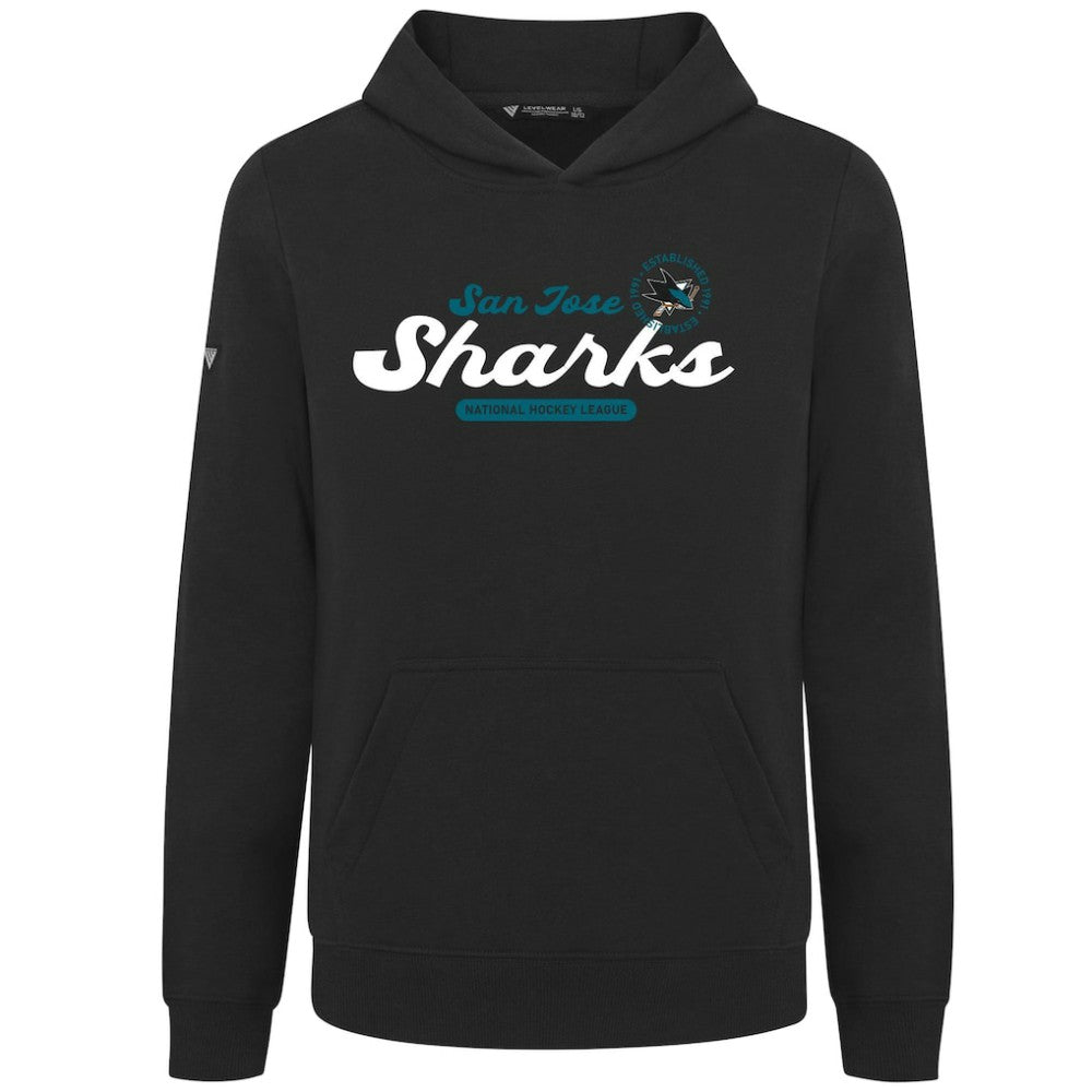 NHL San Jose Sharks Levelwear Youth Podium Monument Pullover Hoodie