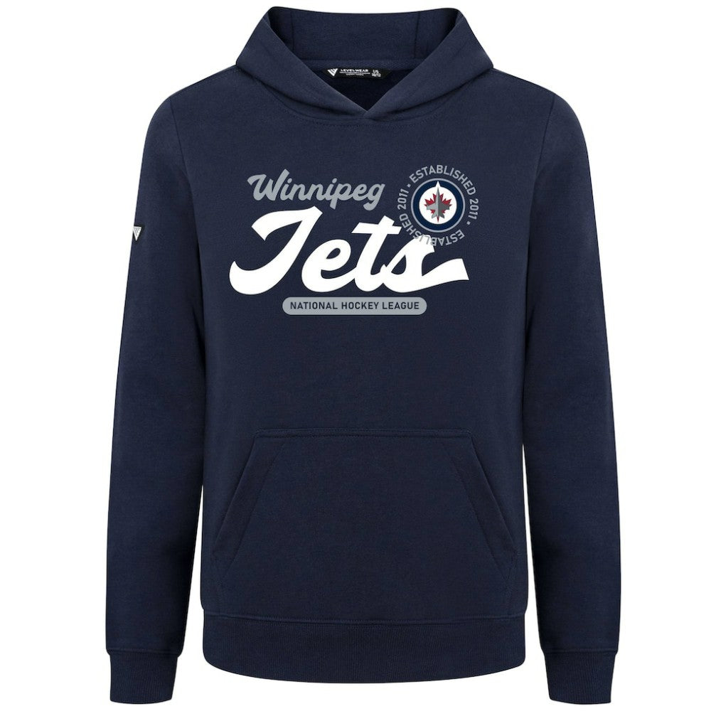 NHL Winnipeg Jets Levelwear Youth Podium Monument Pullover Hoodie